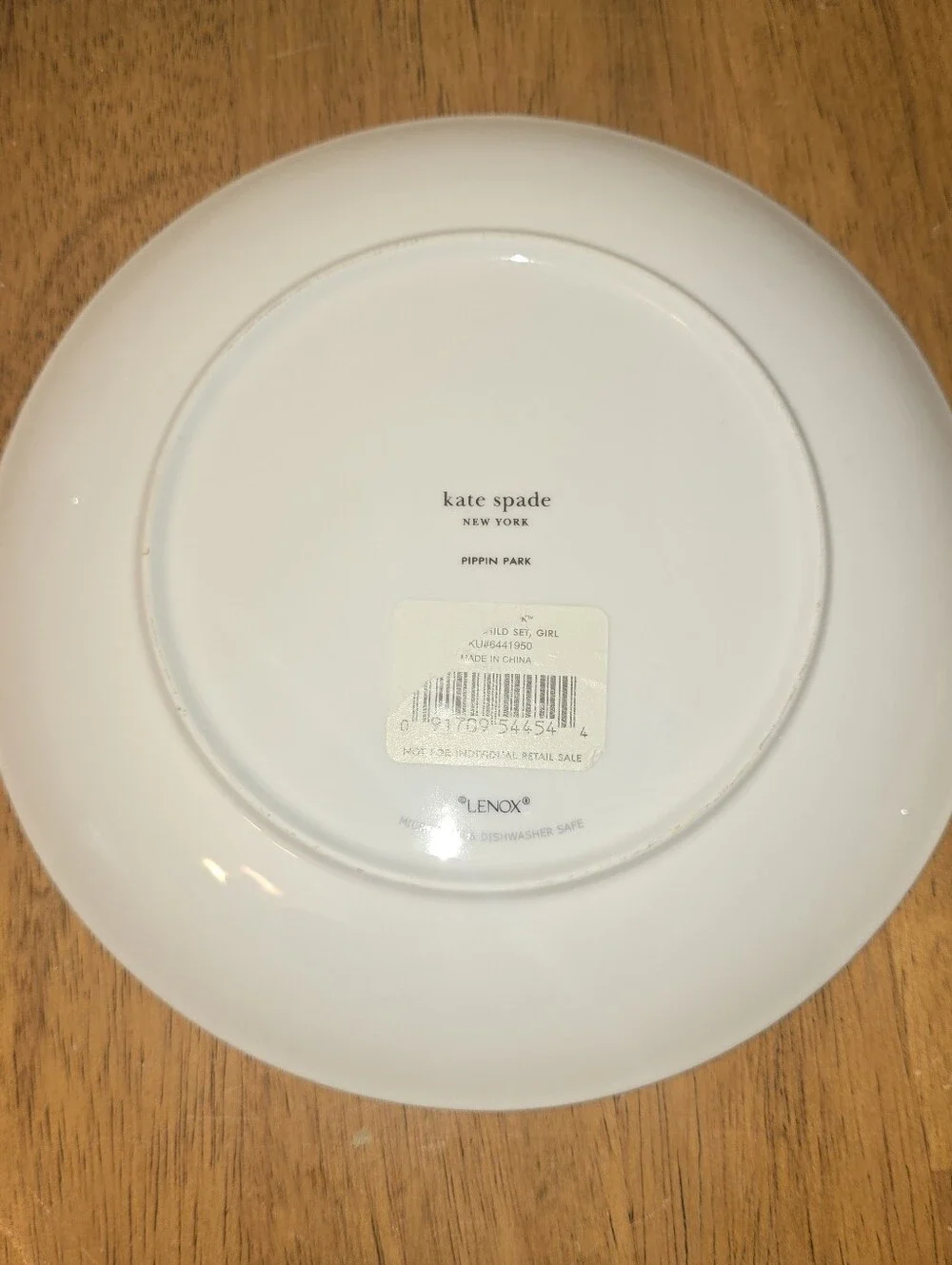 Kate Spade New York Lenox Crunch Bunch Baby Feeding Set 5pc Plate Bowl Mug Silve